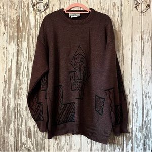 Vintage Oversized Wool Sweater